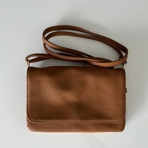 Olivia + Joy Brown Crossbody Bag